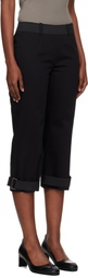 OUR LEGACY Black Sporty Capri Trousers
