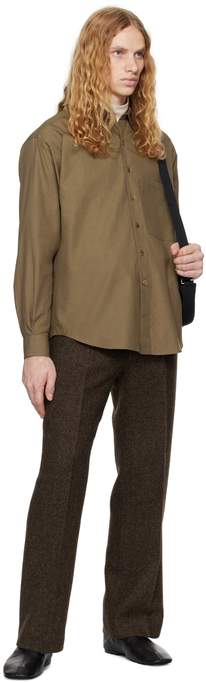 トップス auralee finx twill big shirt 3 Finx Twill Big Shirt in Blue