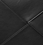 Bottega Veneta - Intrecciato Leather Zip-Around Pouch - Black