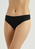 Love Stories T Lou Black Seamless Thong