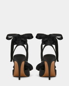 Steve Madden Rosie Heels in Black Satin