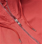Mr P. - Garment-Dyed Cotton Hooded Jacket - Men - Red