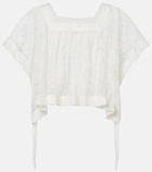 Dôen Vennette cropped lace top