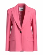 Msgm Womens Blazer Fuchsia