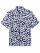 Peter Millar - Printed Linen Shirt - Blue