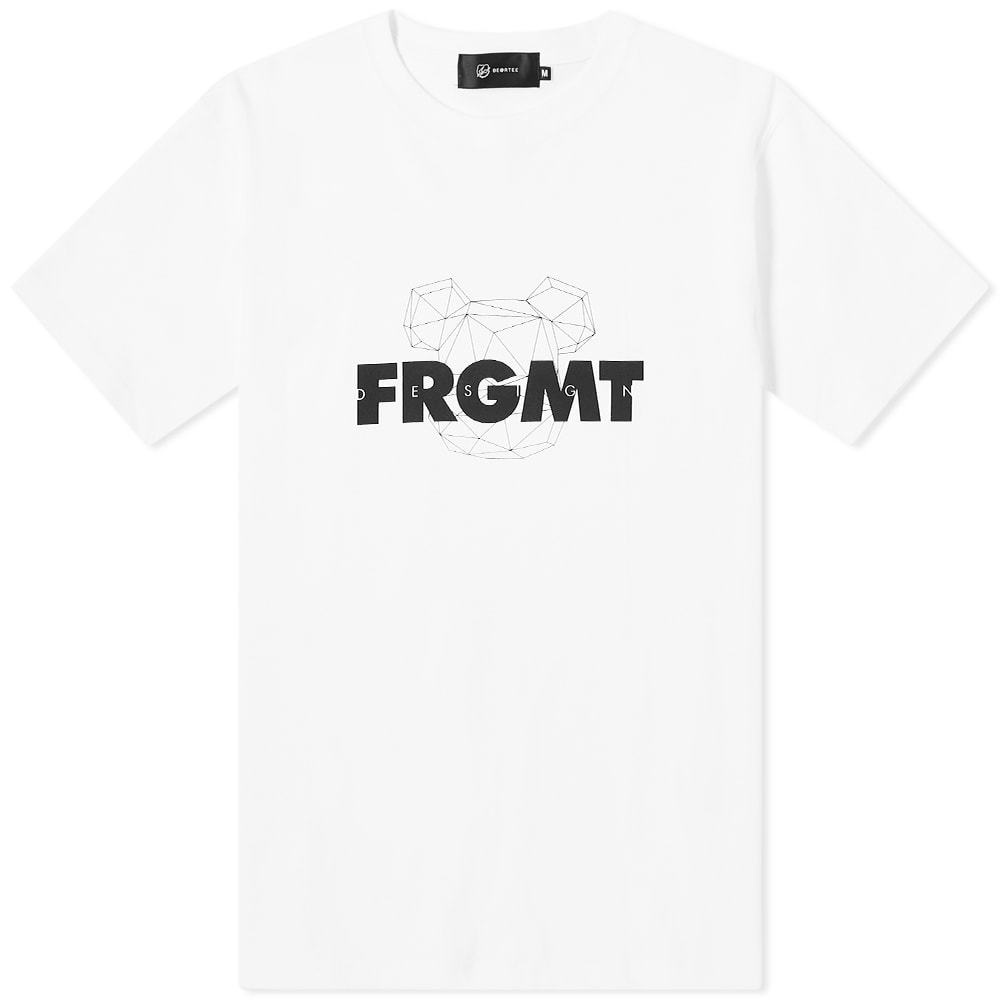 Medicom x Fragment Design x Freemansory Bearbrick Tee White