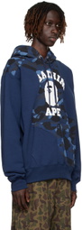 BAPE Navy Color Camo Hoodie