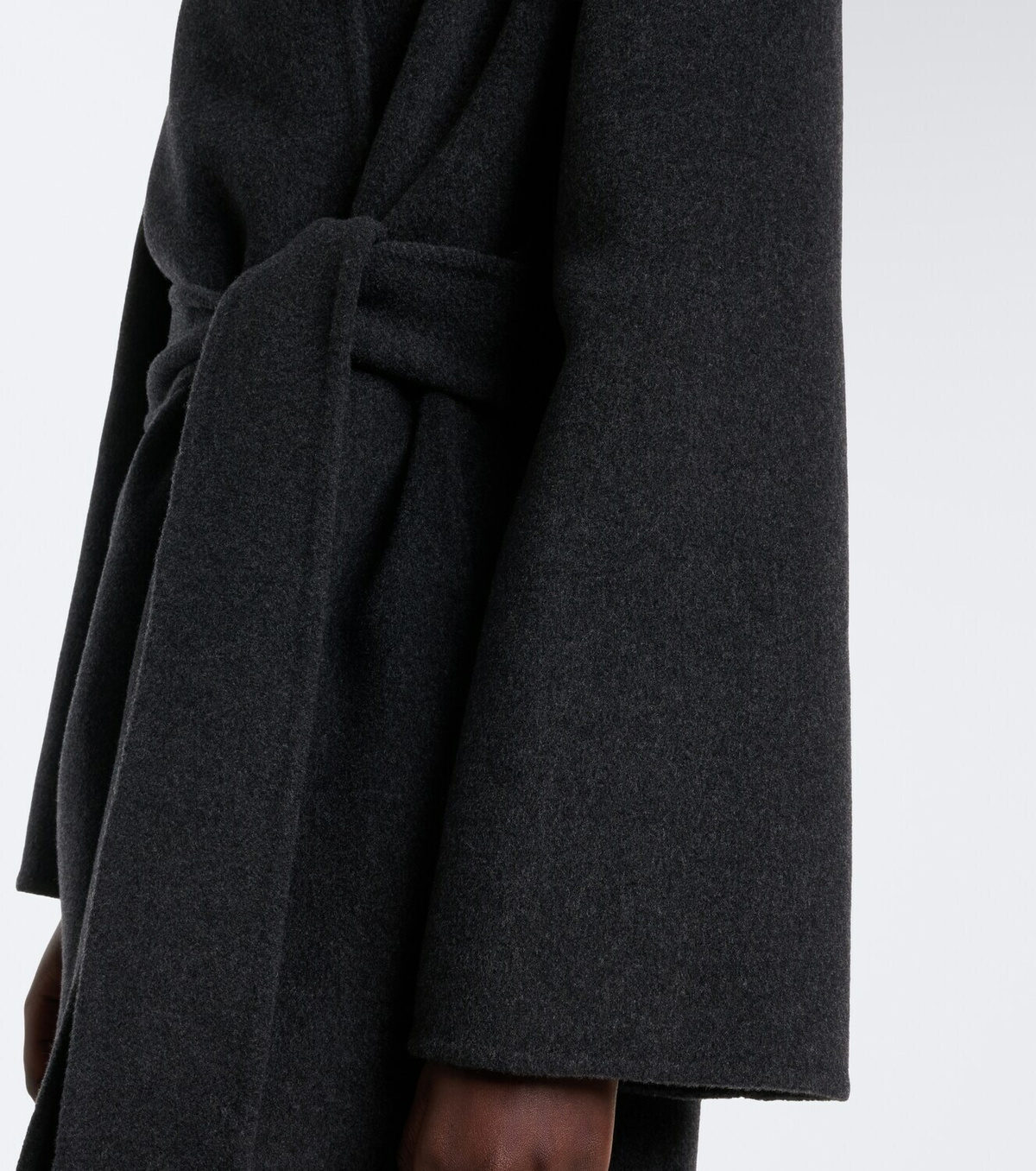 Khaite Romare wool wrap coat