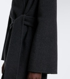 Khaite Romare wool wrap coat