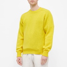 Jamieson's of Shetland Men's Crew Knit in Mimosa