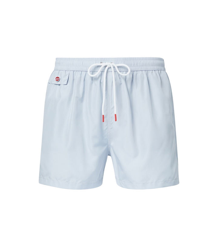 Photo: Kiton Logo swim trunks