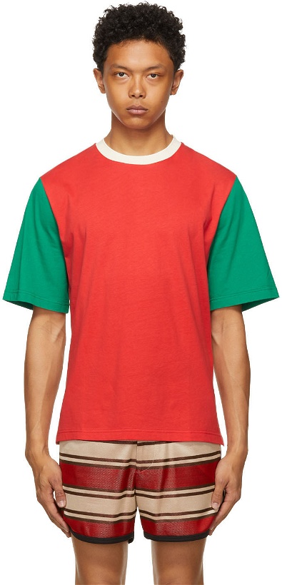 Photo: Wales Bonner Multicolor Colorblock Johnson T-Shirt