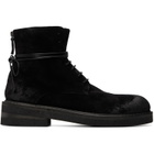 Marsèll Black Parrucca Combat Boots