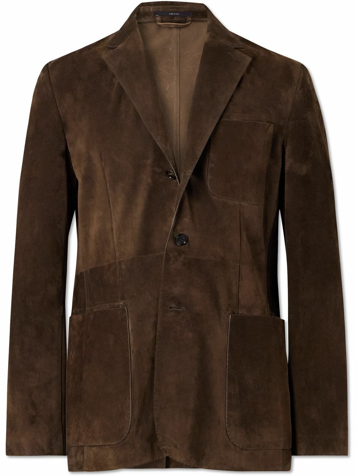 Dunhill - Suede Blazer - Brown
