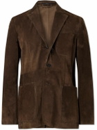 Dunhill - Suede Blazer - Brown