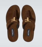 Tom Ford Brighton TF suede thong sandals