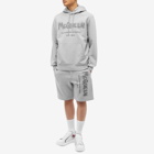 Alexander McQueen Men's Graffiti Logo Sweat Short in Pale Grey