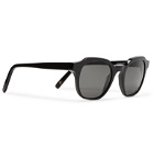Dick Moby - Barcelona Round-Frame Acetate Sunglasses - Black