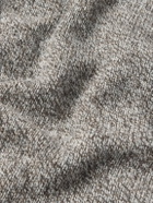 Incotex - Slim-Fit Wool-Mouliné Cardigan - Brown