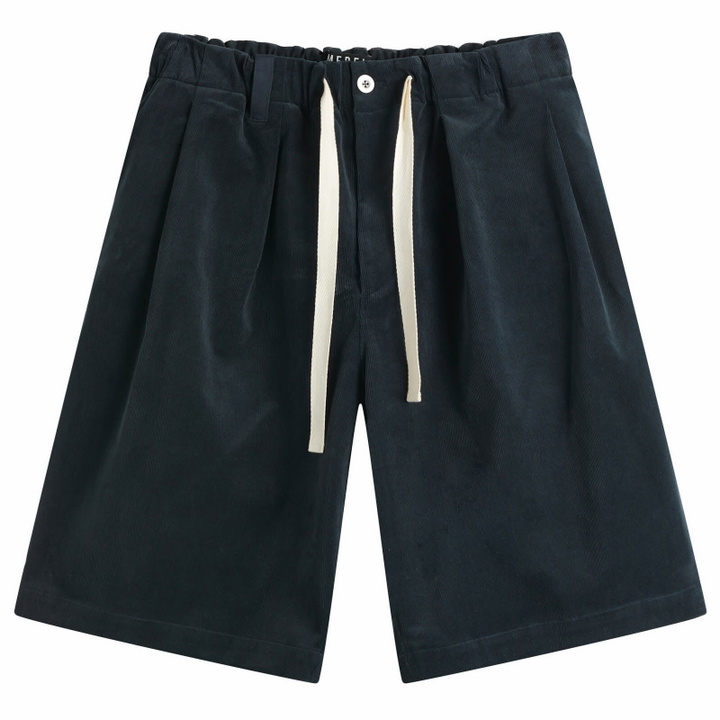 Photo: Merely Made Men's Cord Shorts in Navy