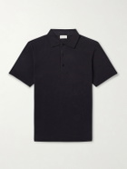 Frescobol Carioca - Luca Cotton-Piqué Polo Shirt - Black