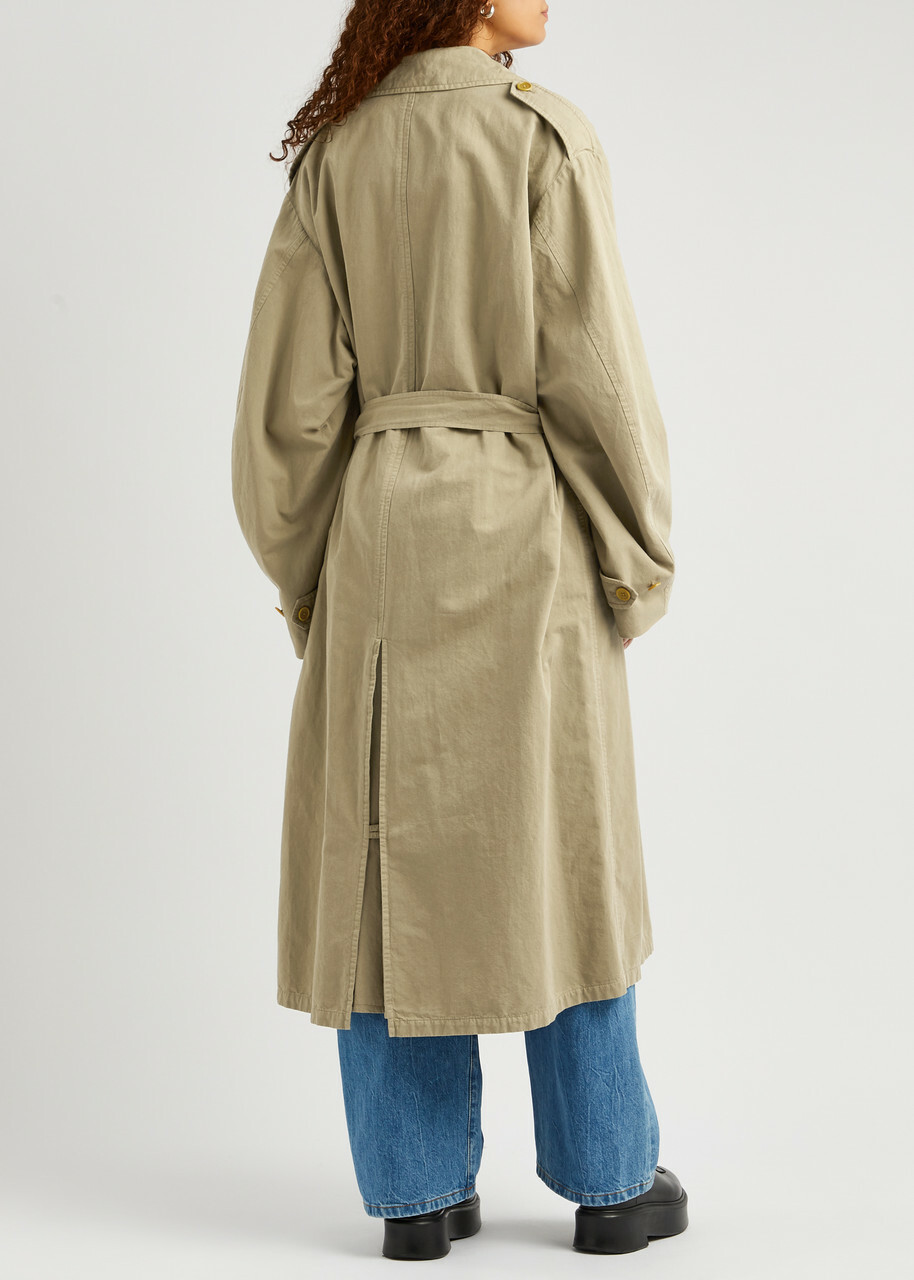 The Row Montrose Cotton-blend Trench Coat Beige