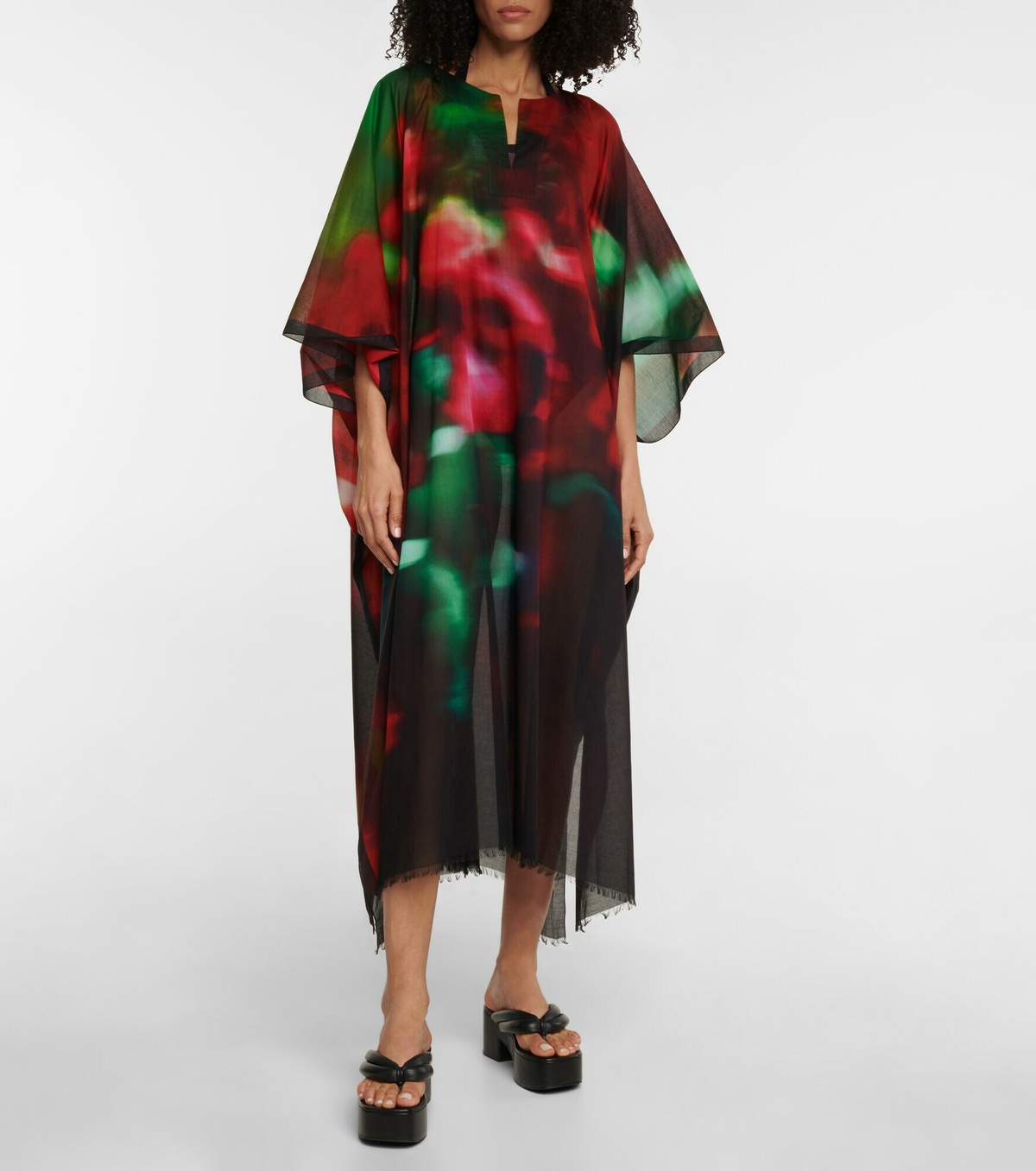 Dries Van Noten - Printed cotton kaftan