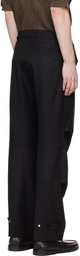 AFTER PRAY Black Technical Trousers
