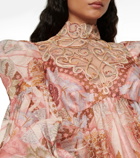 Zimmermann - Kaleidoscope floral silk-blend midi dress