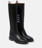 Thom Browne - Leather knee-high boots