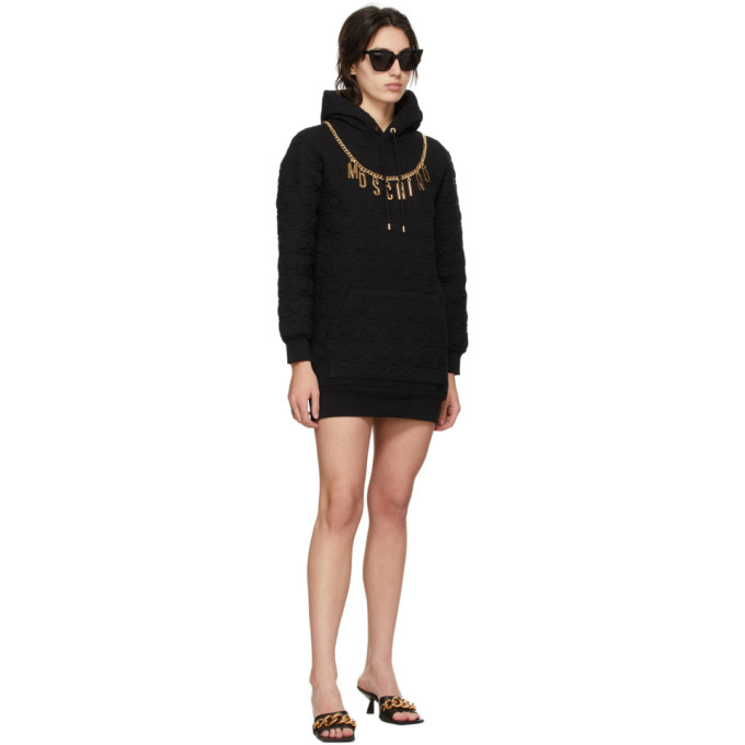 Moschino black discount hoodie dress