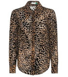 Rixo Andrea silk-blend blouse
