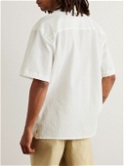 YMC - Mitchum Stretch-Cotton Seersucker Shirt - White