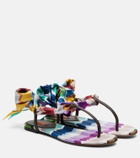 Missoni Dora twill sandals