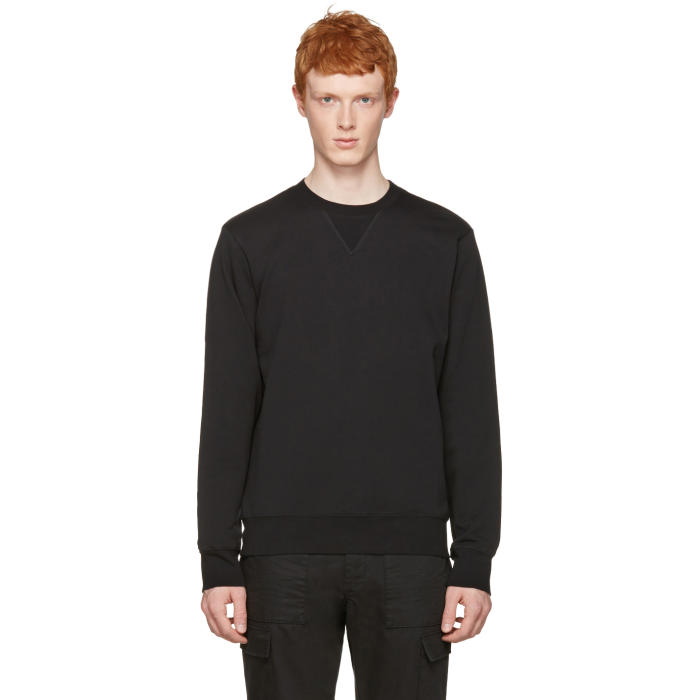 Photo: Maison Margiela Black Elbow Patch Pullover