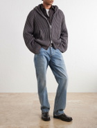 Our Legacy - Level Merino Wool Zip-Up Hoodie - Gray