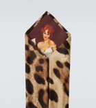 Dolce&Gabbana Animal-printed silk twill tie