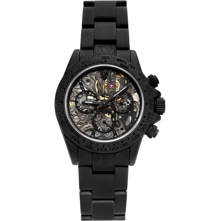 Photo: MAD Paris Black Customized Rolex Daytona SK II Watch