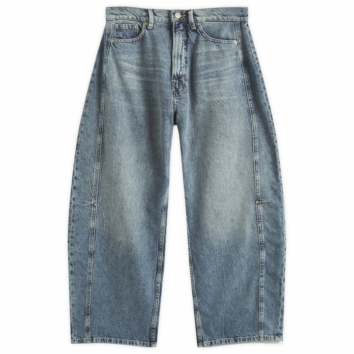 Photo: Good American Women's Good Extreme Barrel Jeans in Indigo