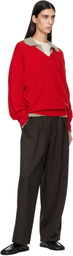 ssstein Brown Easy Wide Trousers