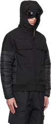 C.P. Company Black Shell-R Mixed Goggle Jacket