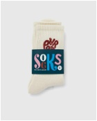 By Parra 1976 Logo Crew Socks White - Mens - Socks
