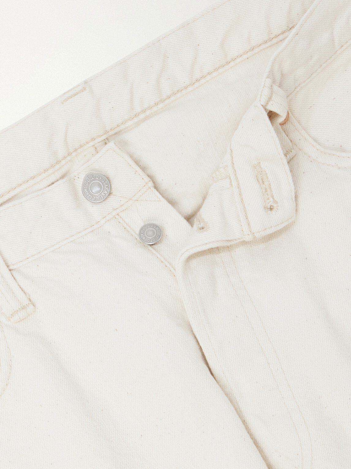 FULLCOUNT - 0105EC Straight-Leg Selvedge Jeans - Neutrals
