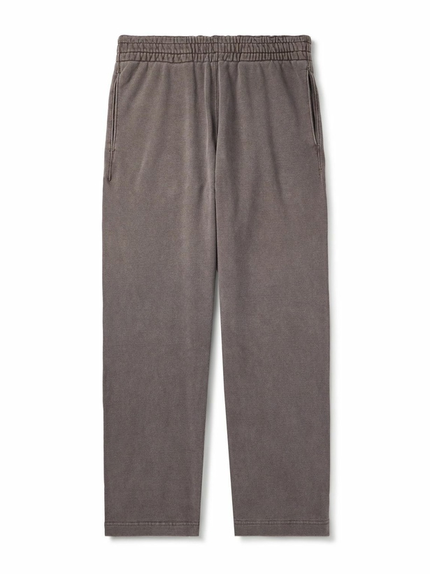 Photo: Remi Relief - Straight-Leg Cotton-Jersey Sweatpants - Brown