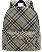 Burberry Taupe Check Backpack