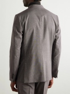 Paul Smith - Houndstooth Wool Blazer - Brown