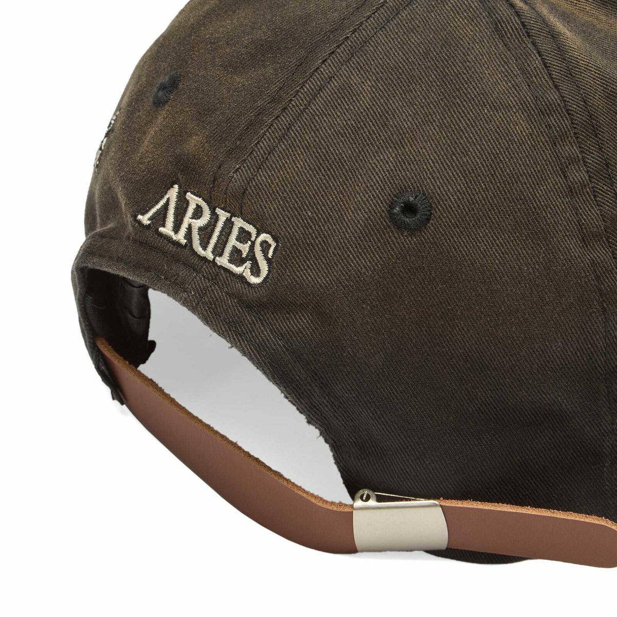 Aries Men's Aged Column Cap in Black 