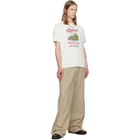 Polo Ralph Lauren Off-White Classic Fit Jersey Graphic T-shirt