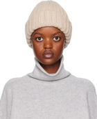 Baserange Beige Brushed Beanie