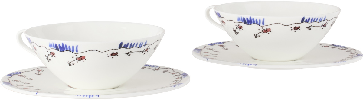 Marni White Serax Edition Tea Cup & Saucer Set